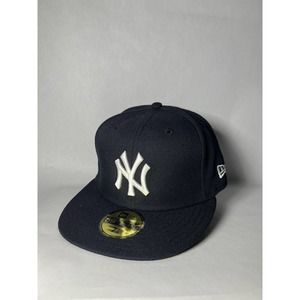 New York Yankees New Era Authentic On-Field 59FIFTY Fitted Hat Size 7 1/4 Custom
